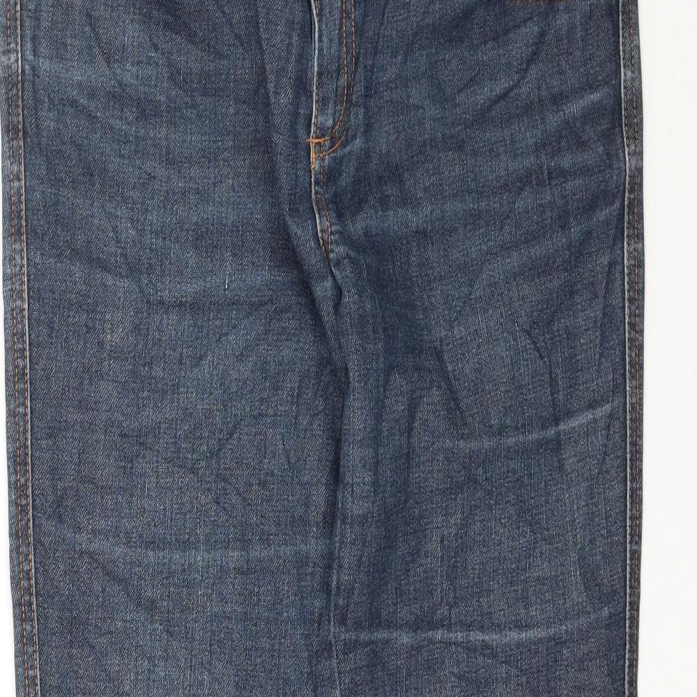 C Denim Womens Blue  Denim Straight Jeans Size 8 L31 in