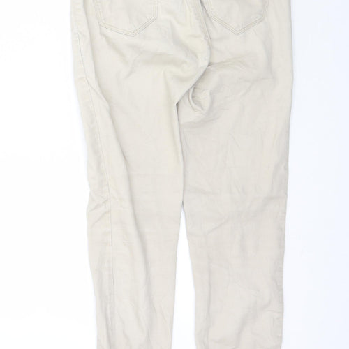 Stradivarius Womens Beige  Denim Jegging Jeans Size 6 L29 in