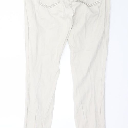 NEXT Womens Beige  Denim Skinny Jeans Size M L34 in