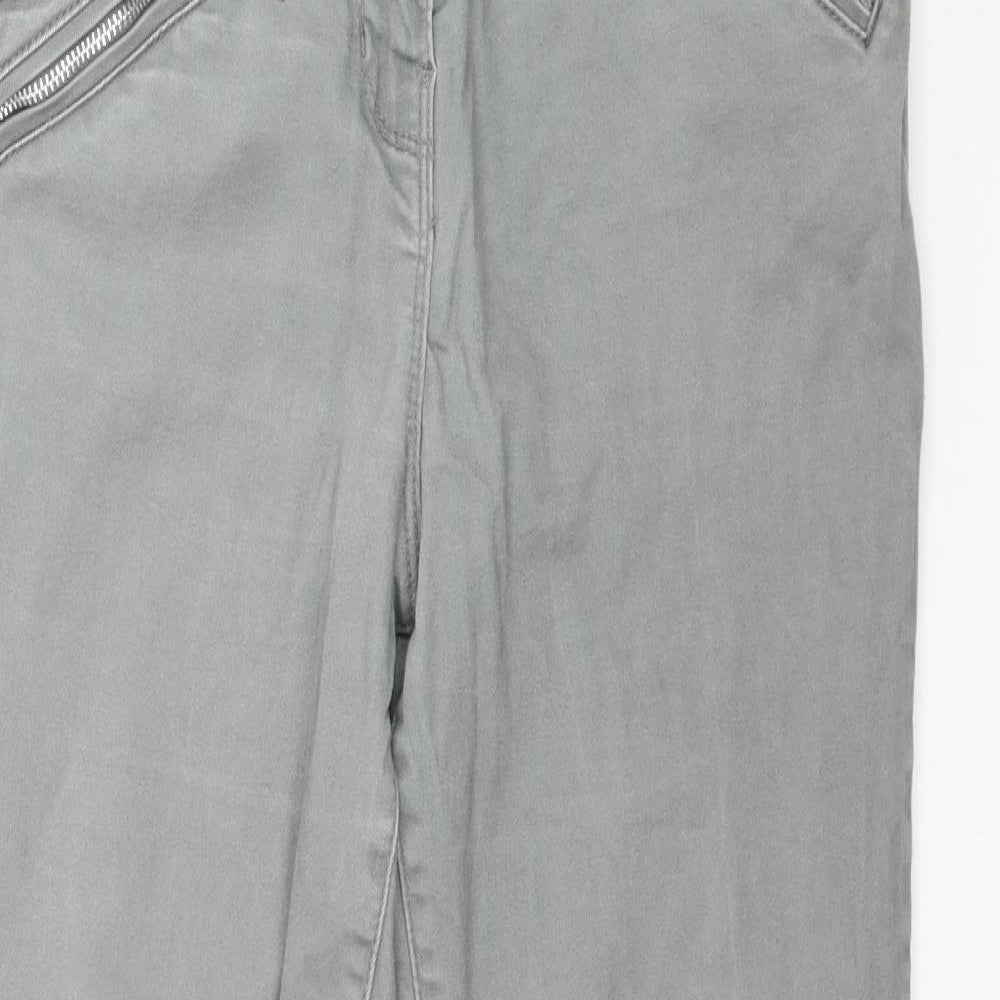 George Womens Grey  Denim Skinny Jeans Size 12 L28 in