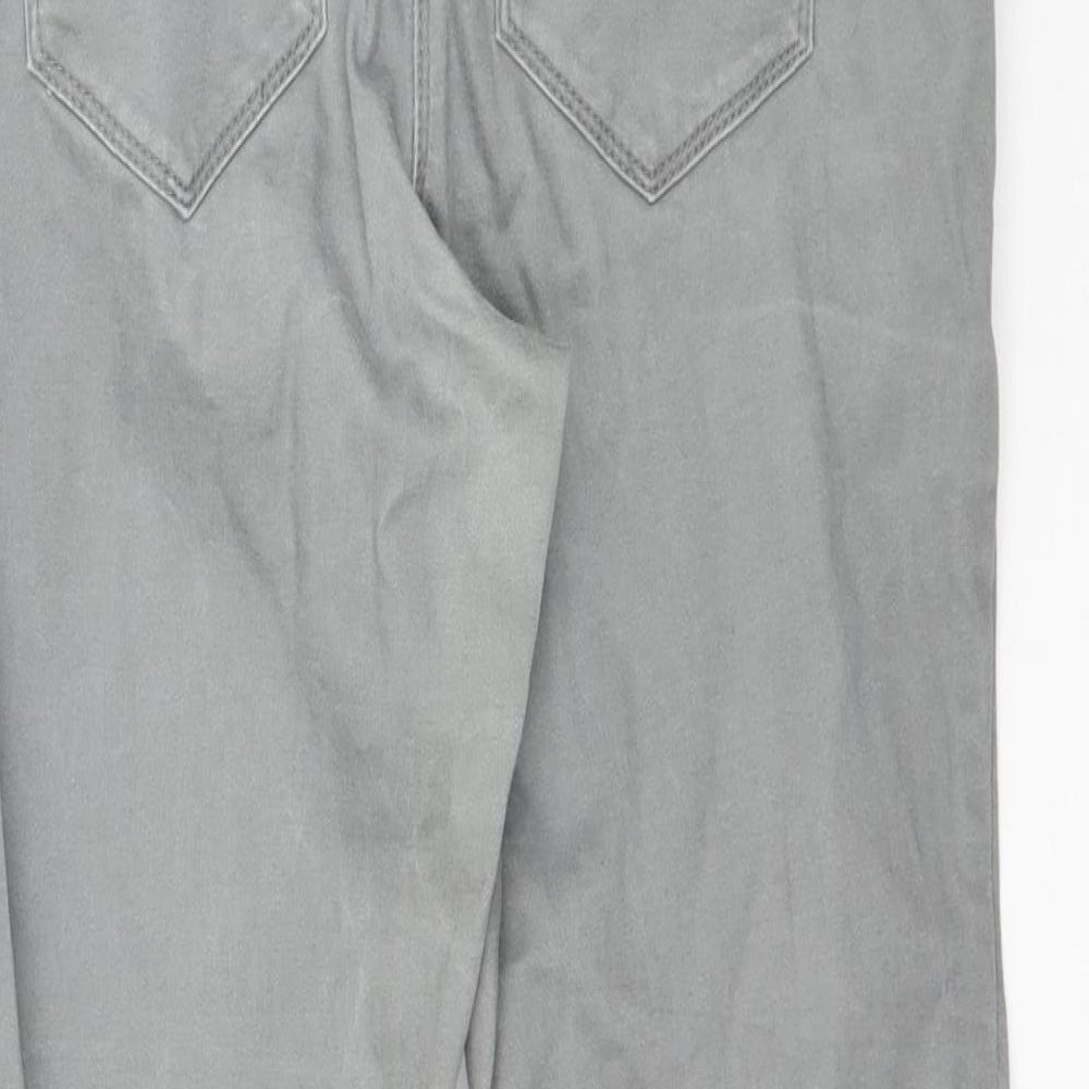 George Womens Grey  Denim Skinny Jeans Size 12 L28 in
