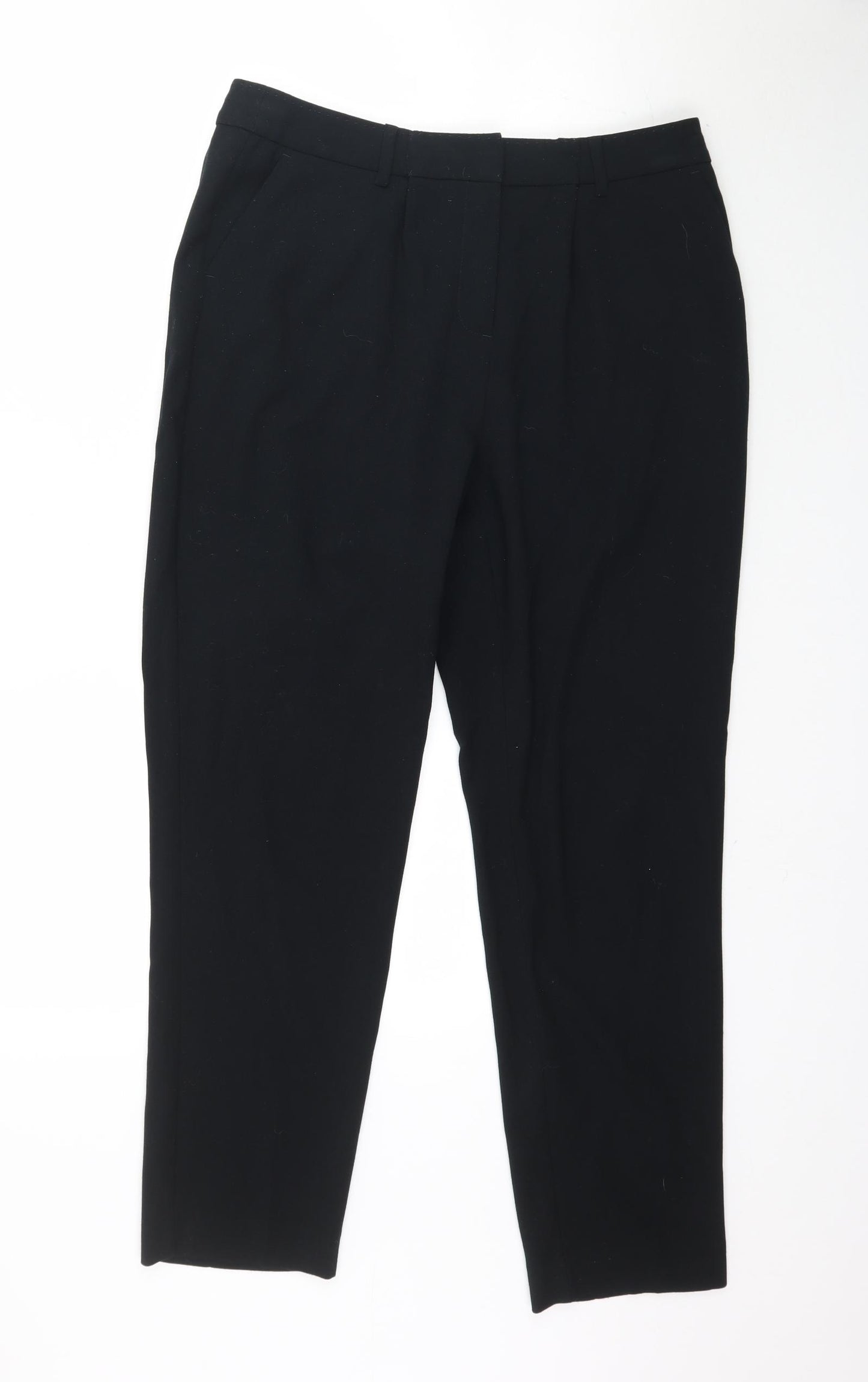 Marks and Spencer Womens Black   Trousers  Size 14 L28 in