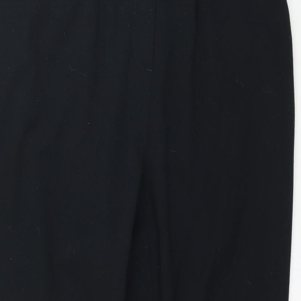 Marks and Spencer Womens Black   Trousers  Size 14 L28 in