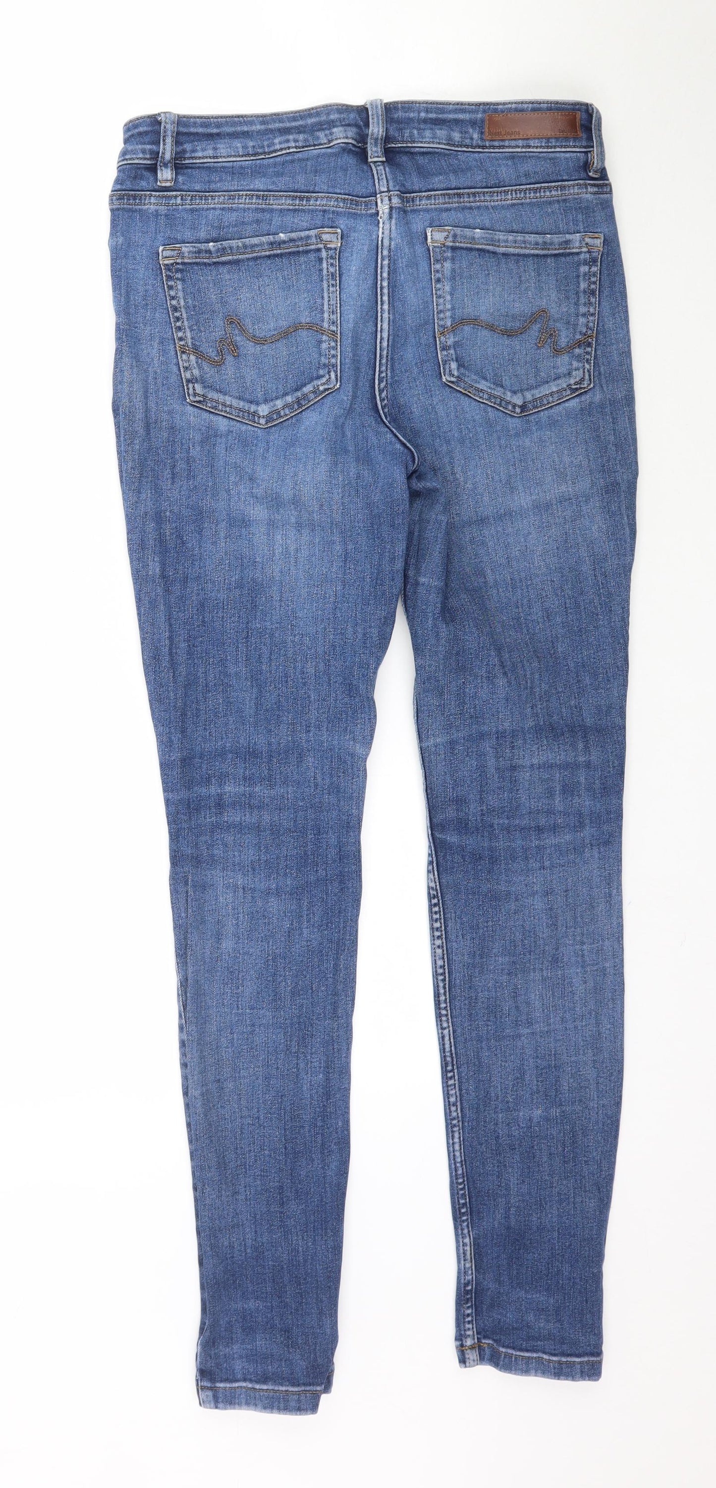 NEXT Womens Blue  Denim Skinny Jeans Size 10 L30 in