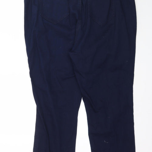 Preworn Womens Blue  Denim Straight Jeans Size 26 L28 in