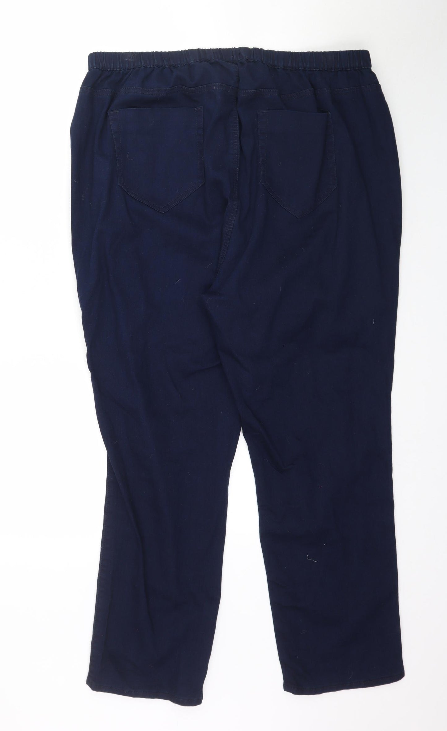 Preworn Womens Blue  Denim Straight Jeans Size 26 L28 in