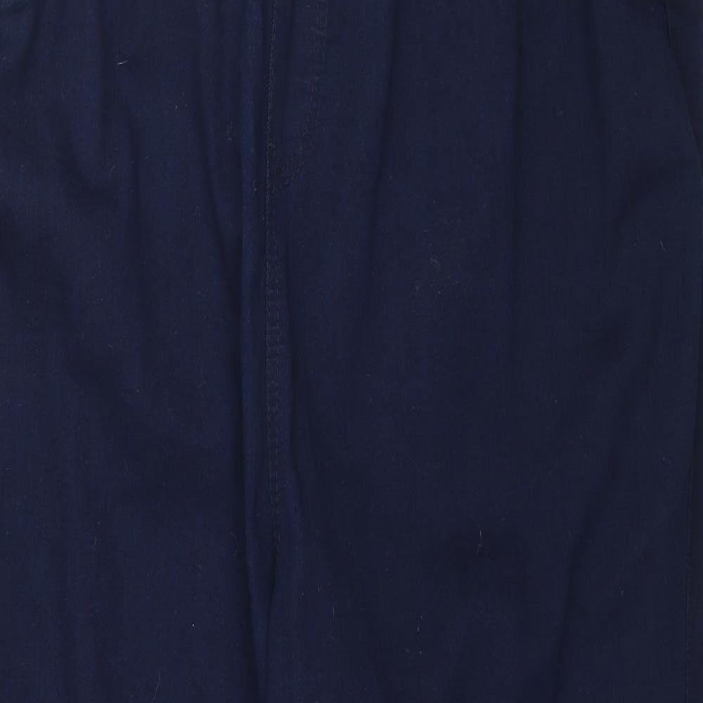 Preworn Womens Blue  Denim Straight Jeans Size 26 L28 in