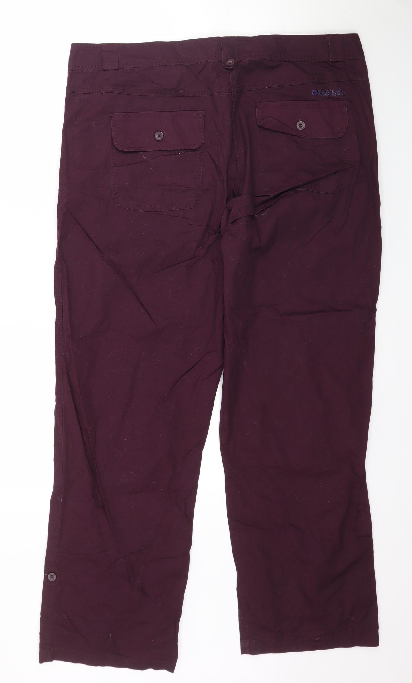 Mountain Warehouse Womens Purple   Cargo Trousers Size 18 L31 in