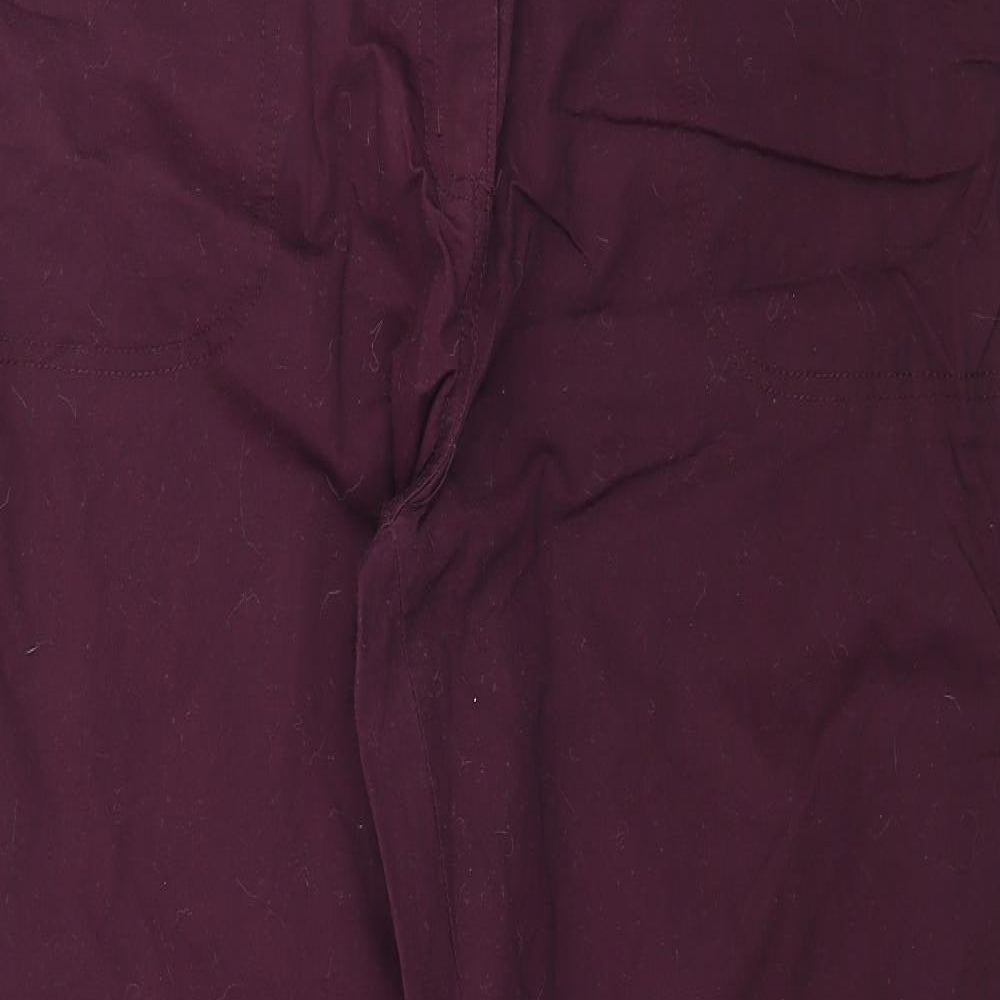Mountain Warehouse Womens Purple   Cargo Trousers Size 18 L31 in
