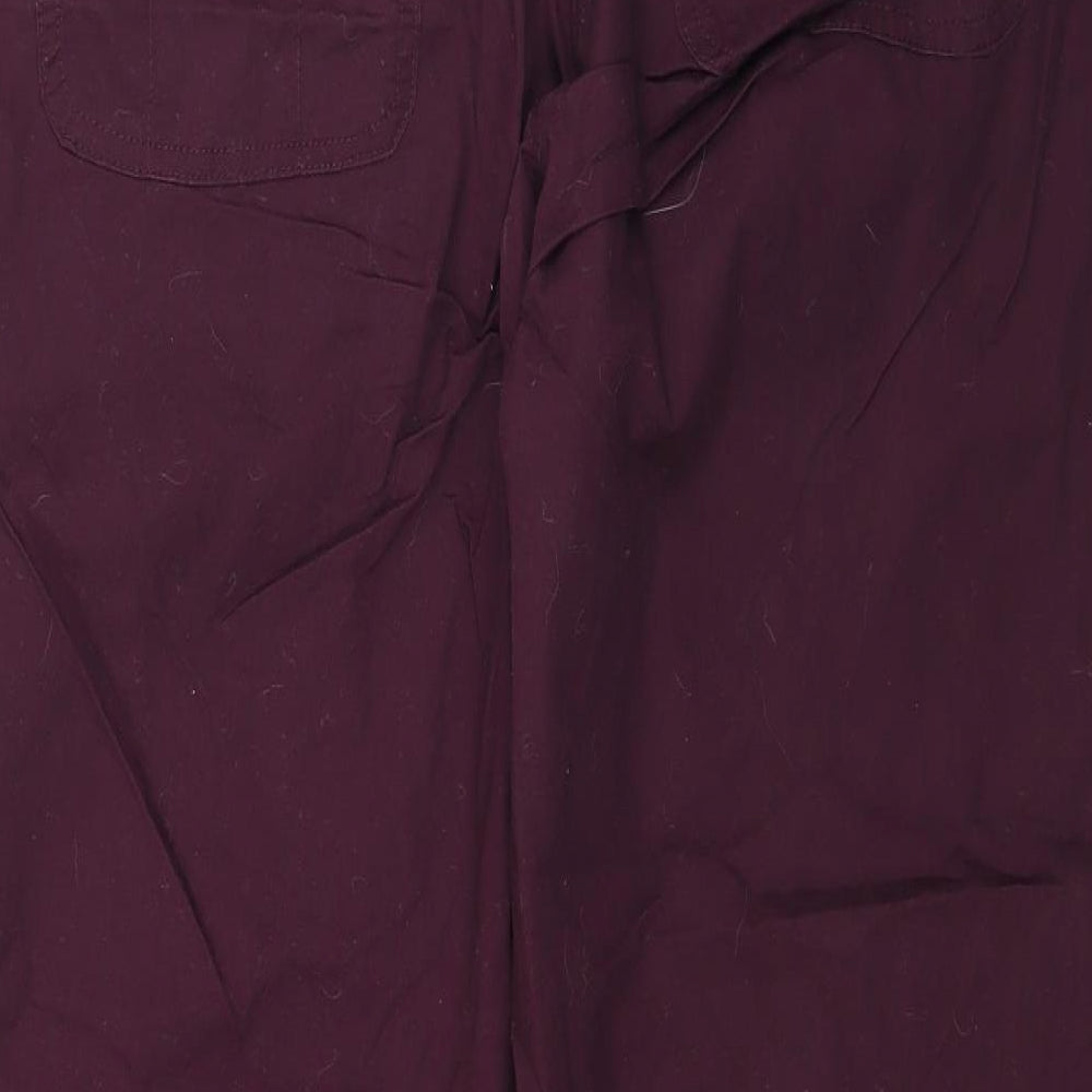 Mountain Warehouse Womens Purple   Cargo Trousers Size 18 L31 in