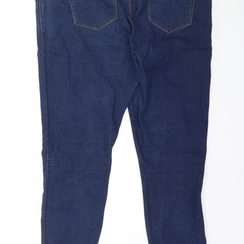 Denim Co. Womens Blue  Denim Jegging Jeans Size 16 L28 in