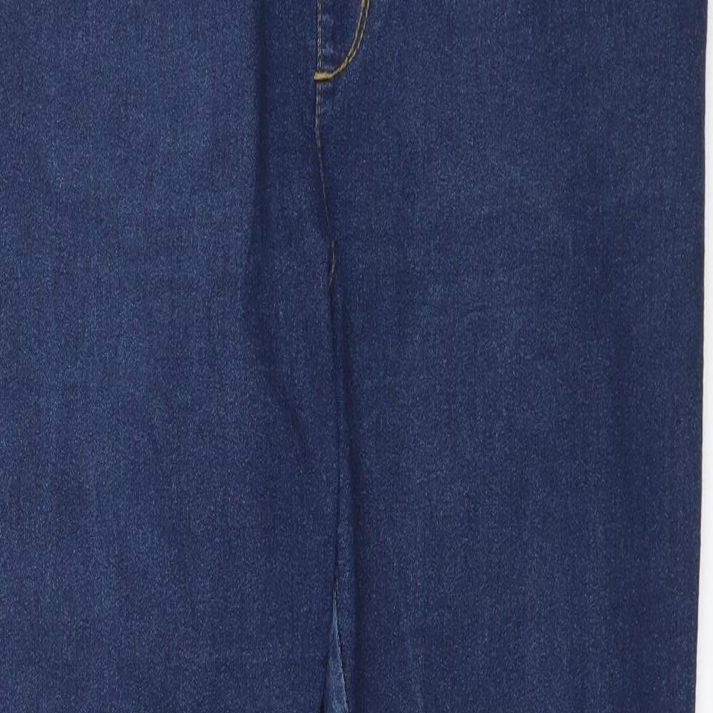 Denim Co. Womens Blue  Denim Jegging Jeans Size 16 L28 in
