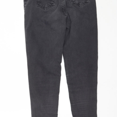 Preworn Womens Black  Denim Skinny Jeans Size 26 L29 in