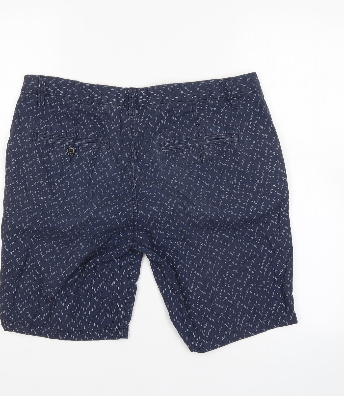 Peacocks Mens Blue   Chino Shorts Size 32