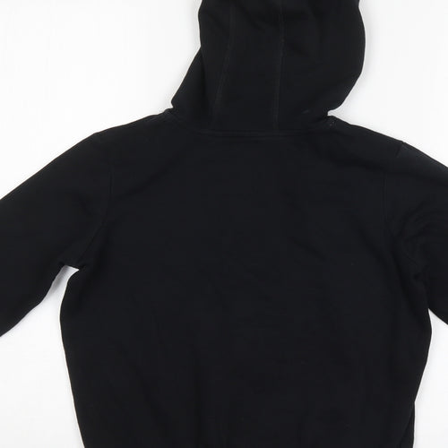 George Boys Black   Full Zip Hoodie Size 9-10 Years