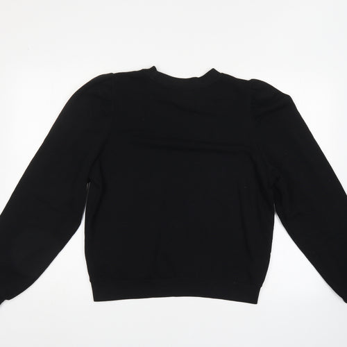 Divided Womens Black   Pullover Sweatshirt Size M