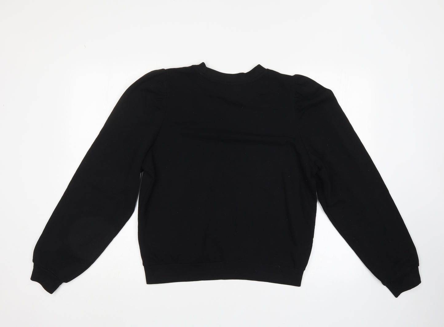 Divided Womens Black   Pullover Sweatshirt Size M