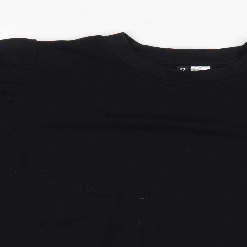 Divided Womens Black   Pullover Sweatshirt Size M