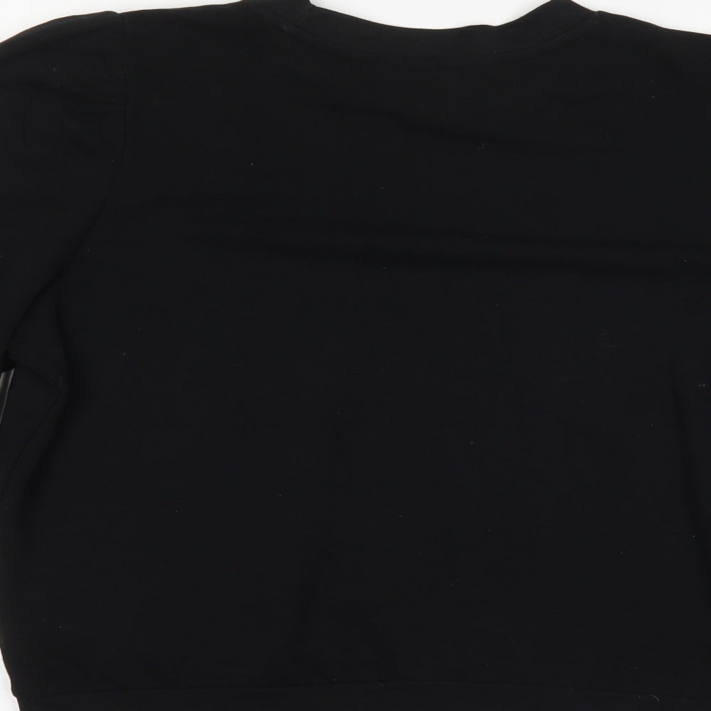 Divided Womens Black   Pullover Sweatshirt Size M