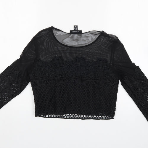 New Look Womens Black   Basic Blouse Size 8