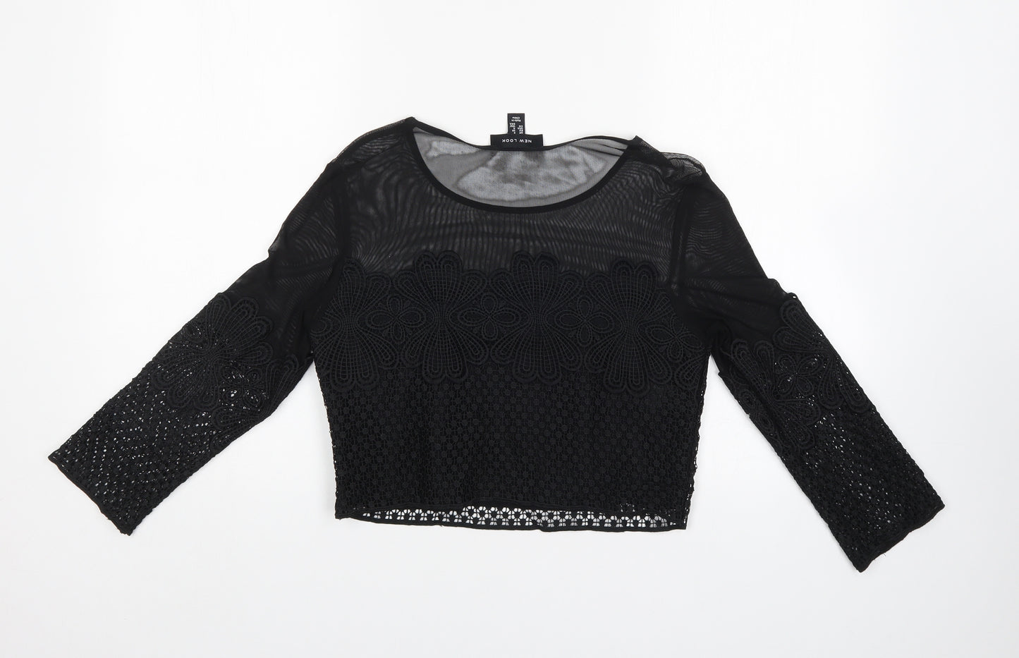 New Look Womens Black   Basic Blouse Size 8