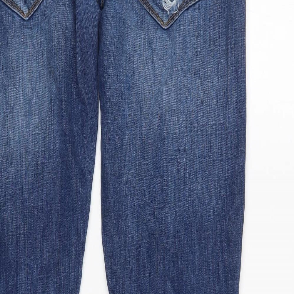 Zara Man Mens Blue  Denim Straight Jeans Size 30 L32 in