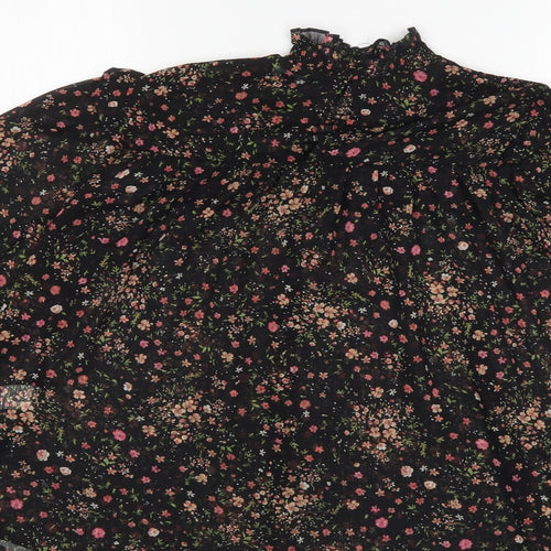 New Look Womens Multicoloured Floral  Tunic Blouse Size 8