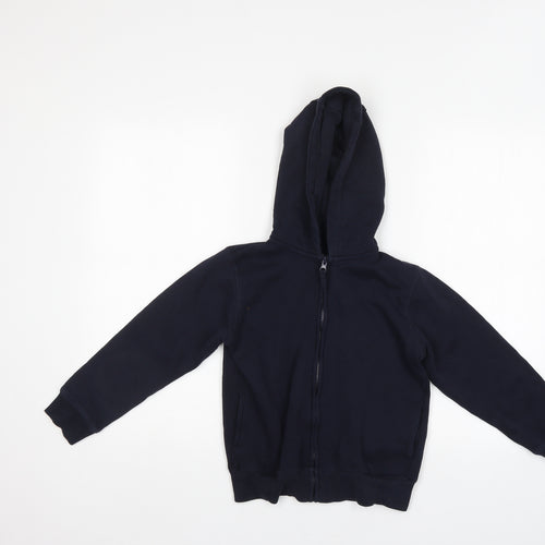 Matalan Boys Blue   Full Zip Hoodie Size 9 Years