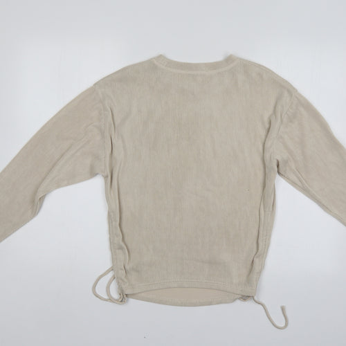 Zara Womens Ivory   Pullover Jumper Size M