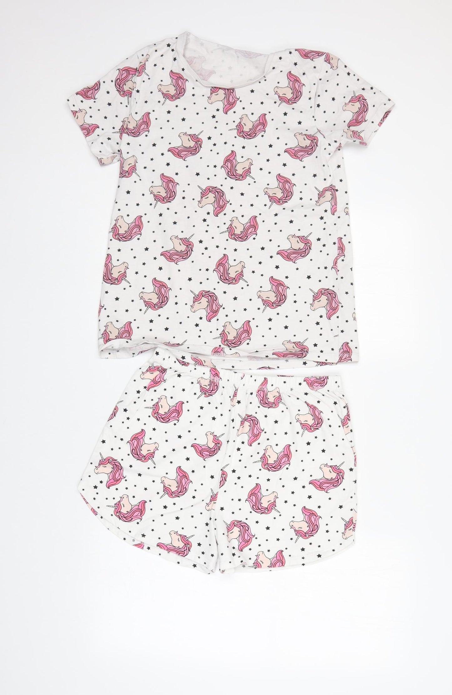 George Girls White    Pyjama Set Size 14-15 Years