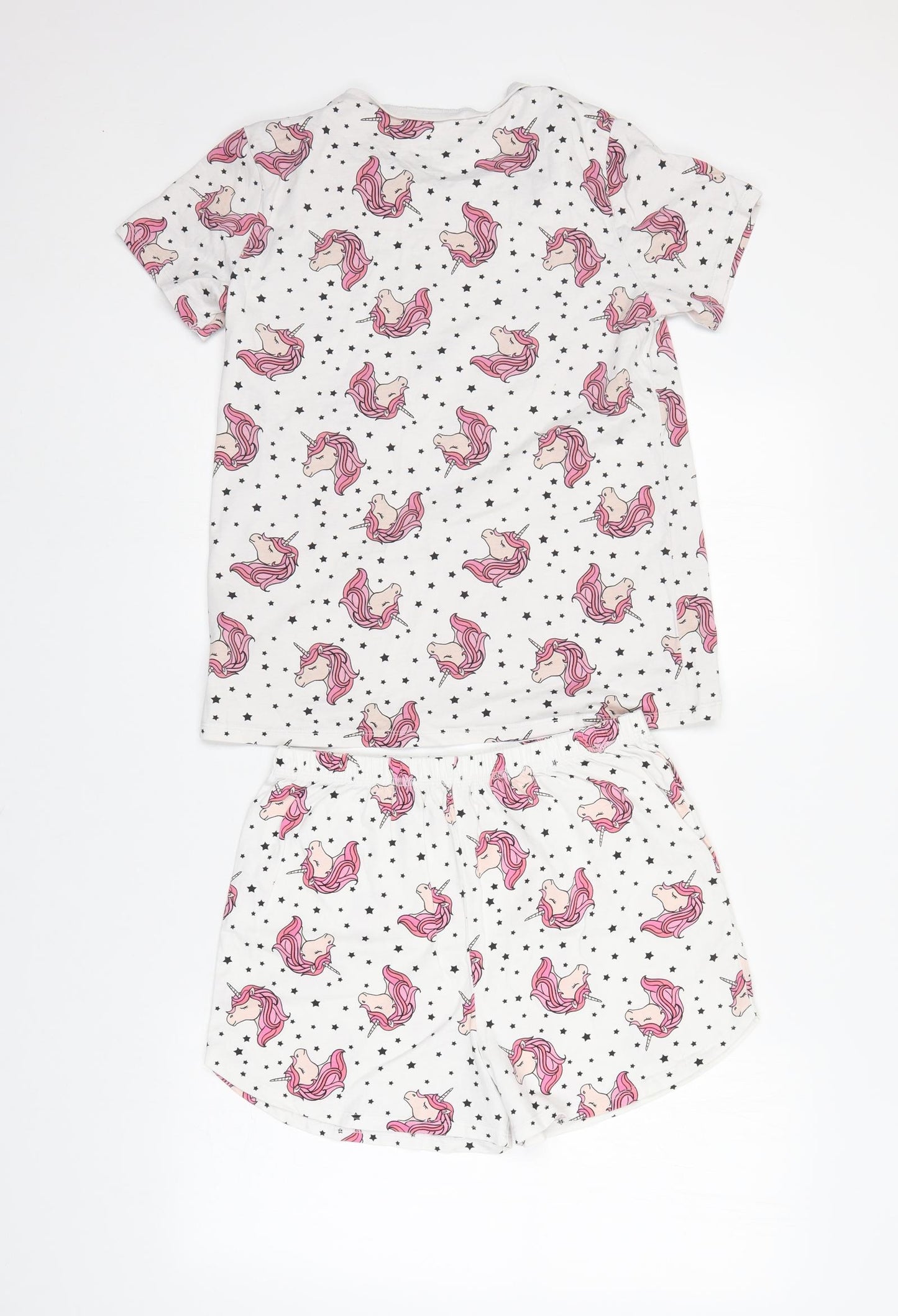 George Girls White    Pyjama Set Size 14-15 Years
