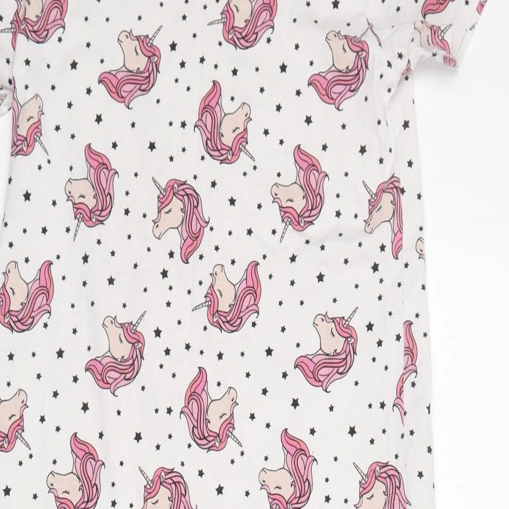 George Girls White    Pyjama Set Size 14-15 Years