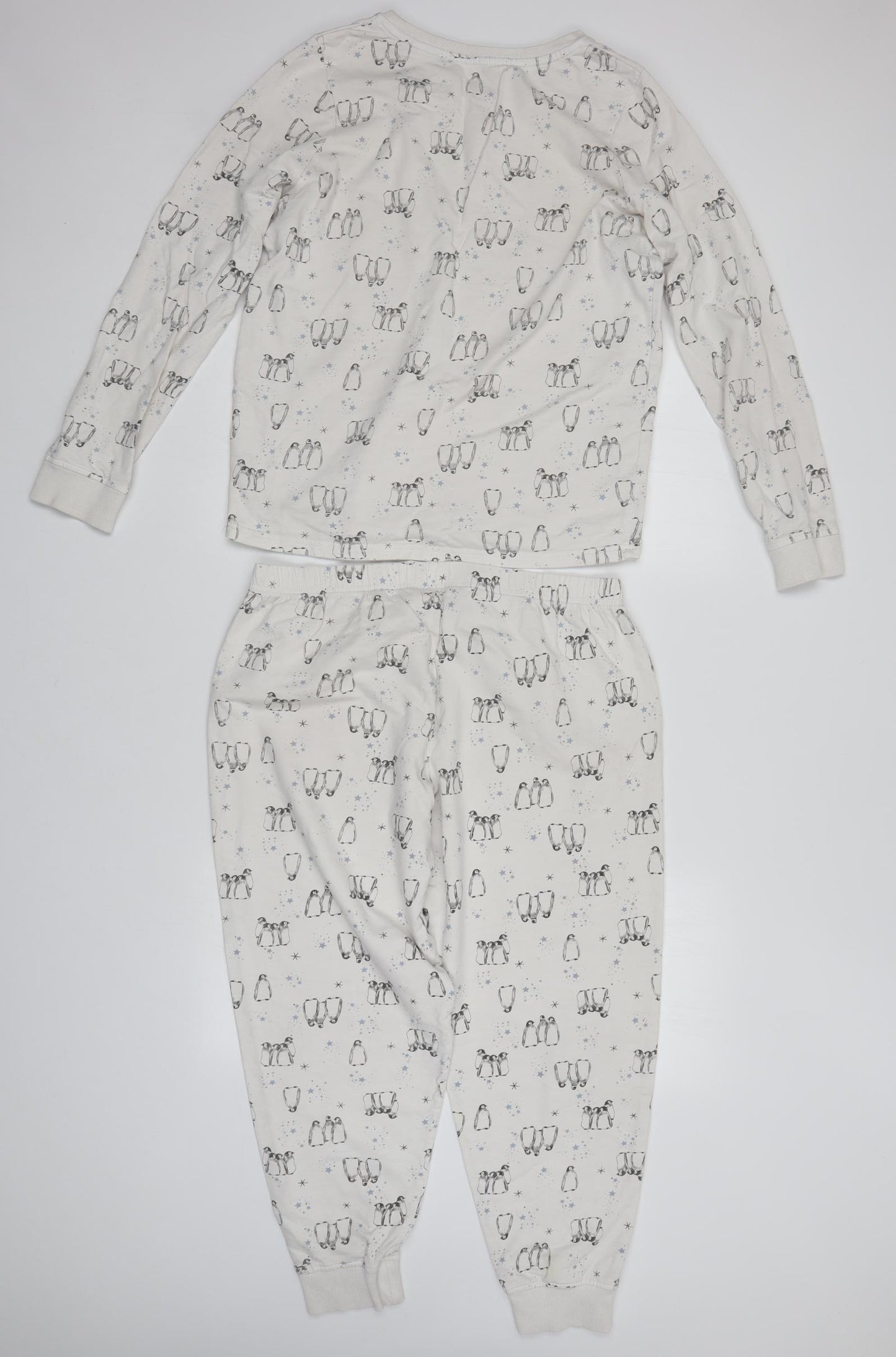 George Girls White    Pyjama Set Size 13-14 Years