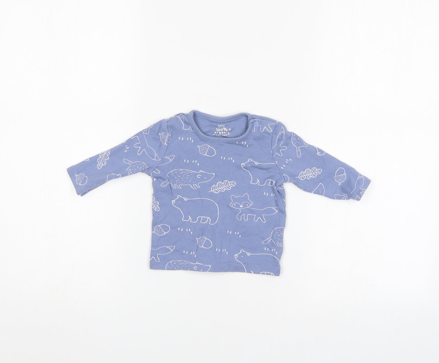 Fred & Flo Baby Blue   Pullover Jumper Size 0-3 Months