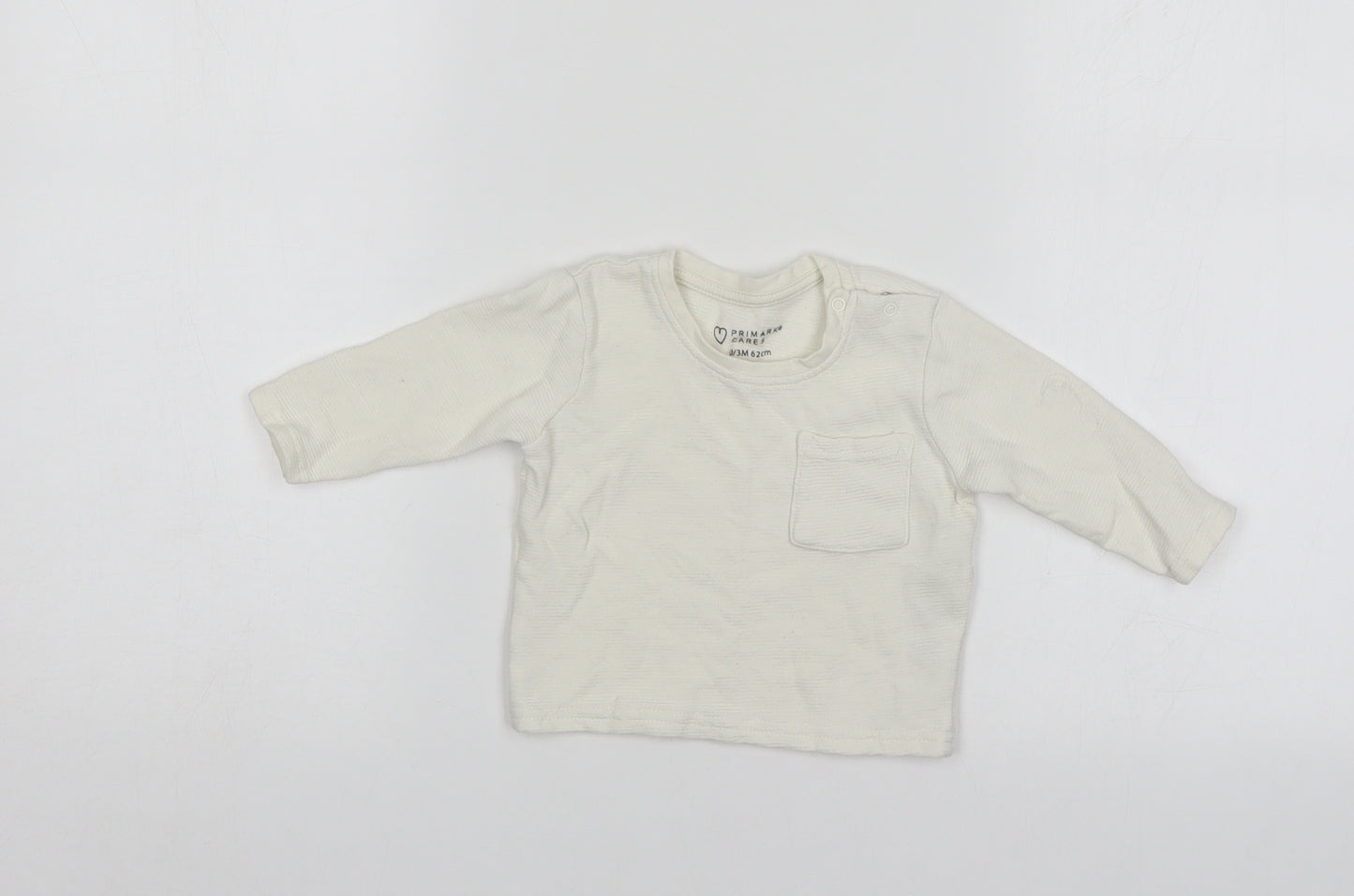 Primark Baby White   Pullover Jumper Size 0-3 Months