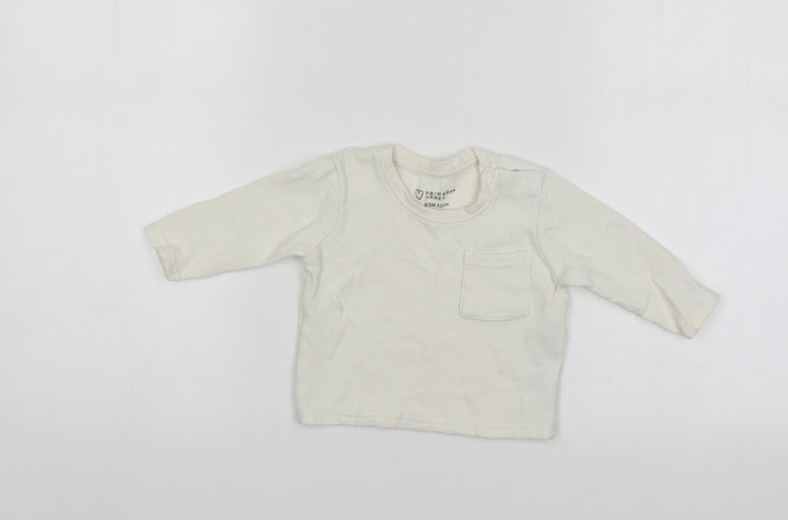 Primark Baby White   Pullover Jumper Size 0-3 Months