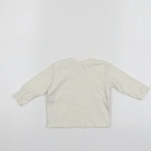 Primark Baby White   Pullover Jumper Size 0-3 Months