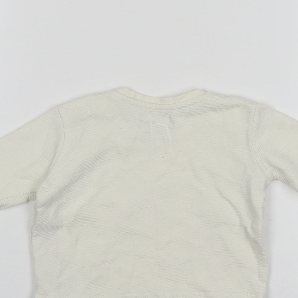 Primark Baby White   Pullover Jumper Size 0-3 Months