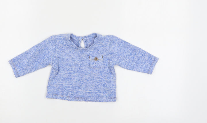 Matalan Baby Blue Pullover Jumper Size 0-3 Months