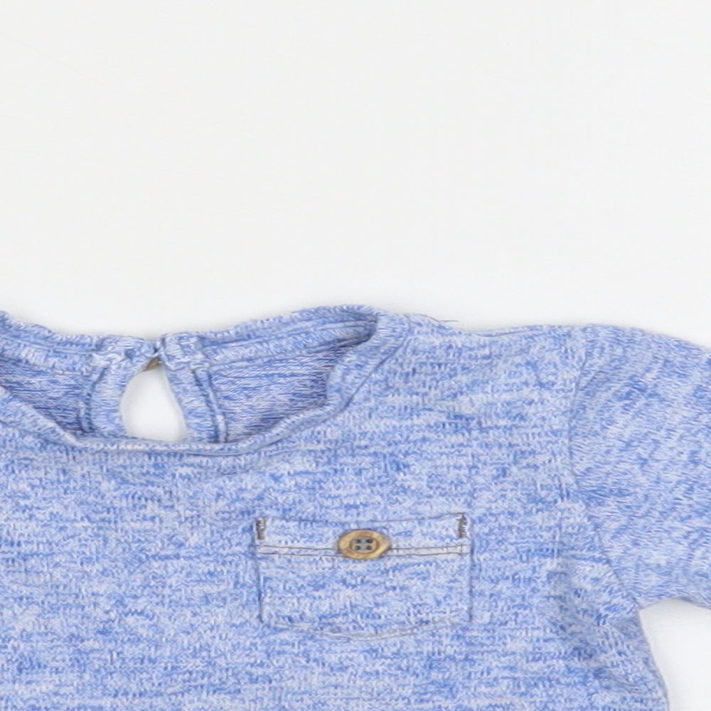 Matalan Baby Blue   Pullover Jumper Size 0-3 Months