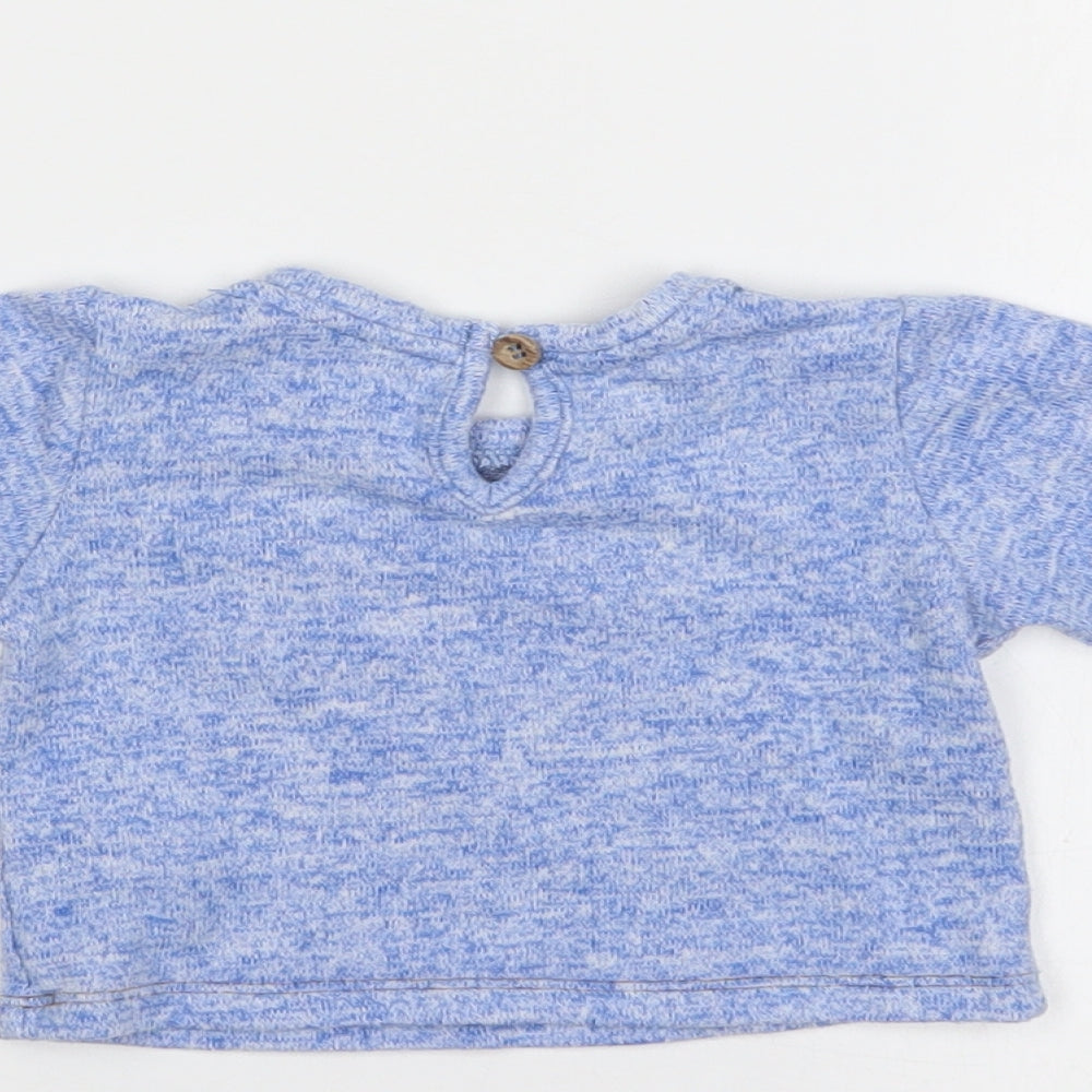 Matalan Baby Blue   Pullover Jumper Size 0-3 Months