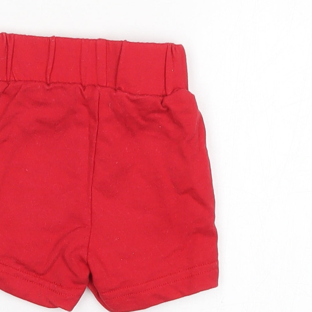 Disney Baby Red   Cropped Trousers Size 0-3 Months