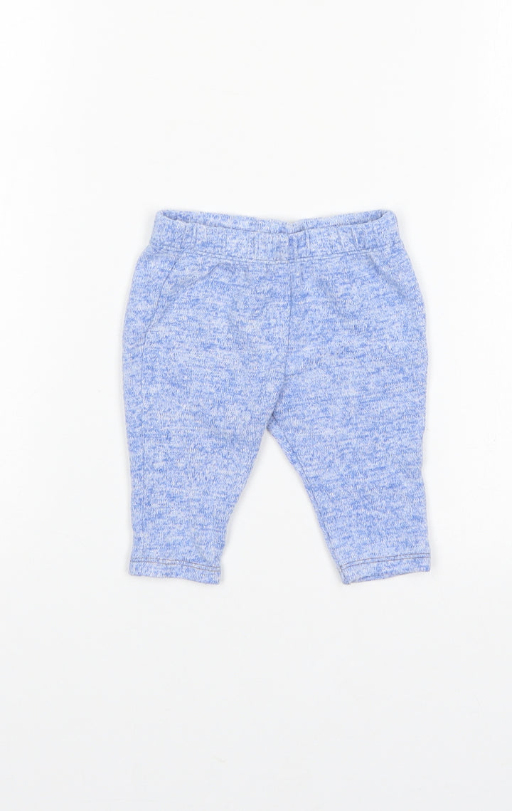 Matalan Baby Blue Jogger Trousers Size 0-3 Months
