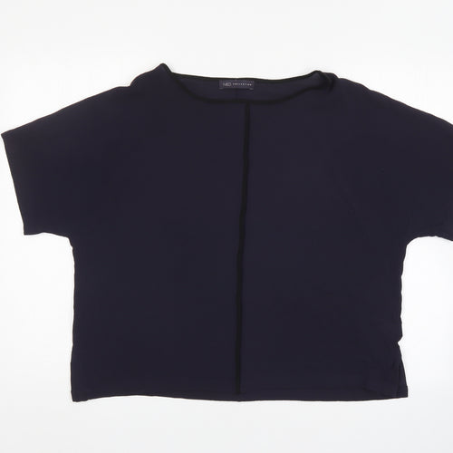 M&S Womens Blue   Basic Blouse Size 14