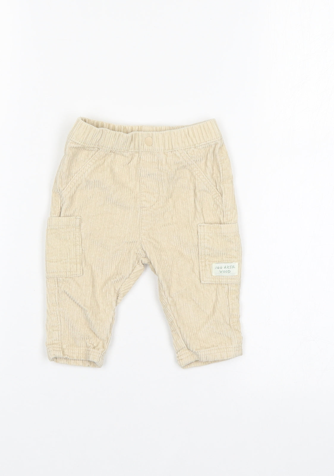 M&S Baby Ivory  Corduroy  Trousers Size 0-3 Months