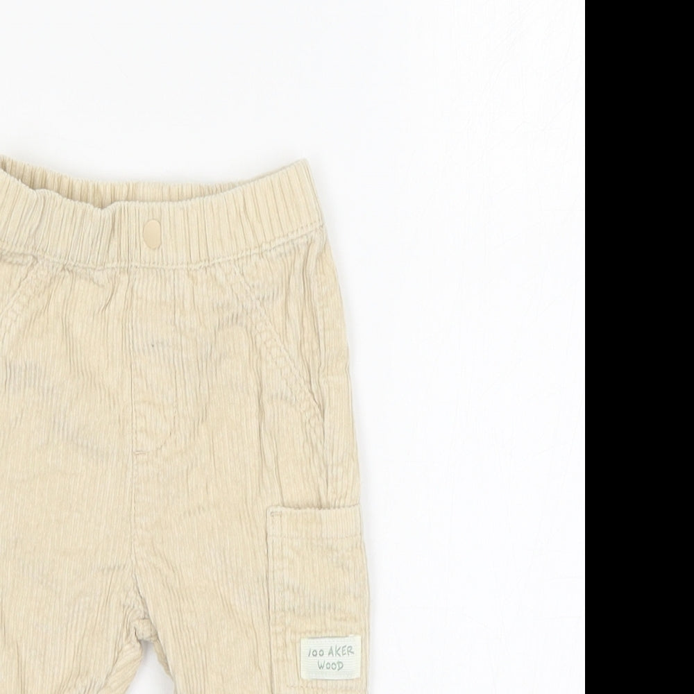 M&S Baby Ivory  Corduroy  Trousers Size 0-3 Months