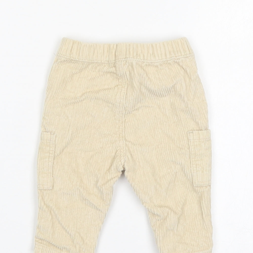 M&S Baby Ivory  Corduroy  Trousers Size 0-3 Months