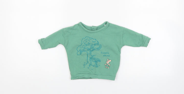 M&S Baby Green   Pullover Jumper Size 0-3 Months