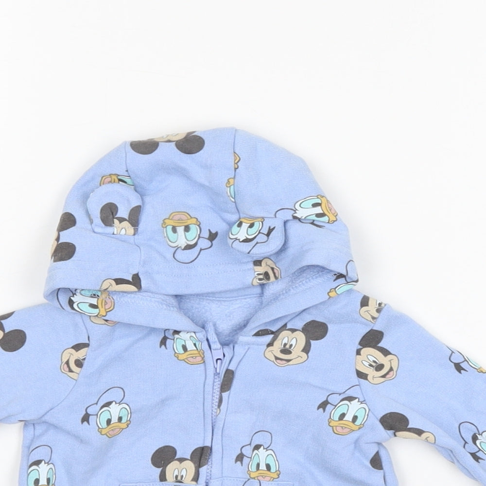 Disney Baby Blue   Full Zip Jumper Size 0-3 Months