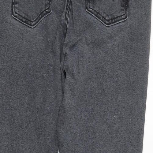 M&S Womens Grey  Denim Skinny Jeans Size 14 L27 in
